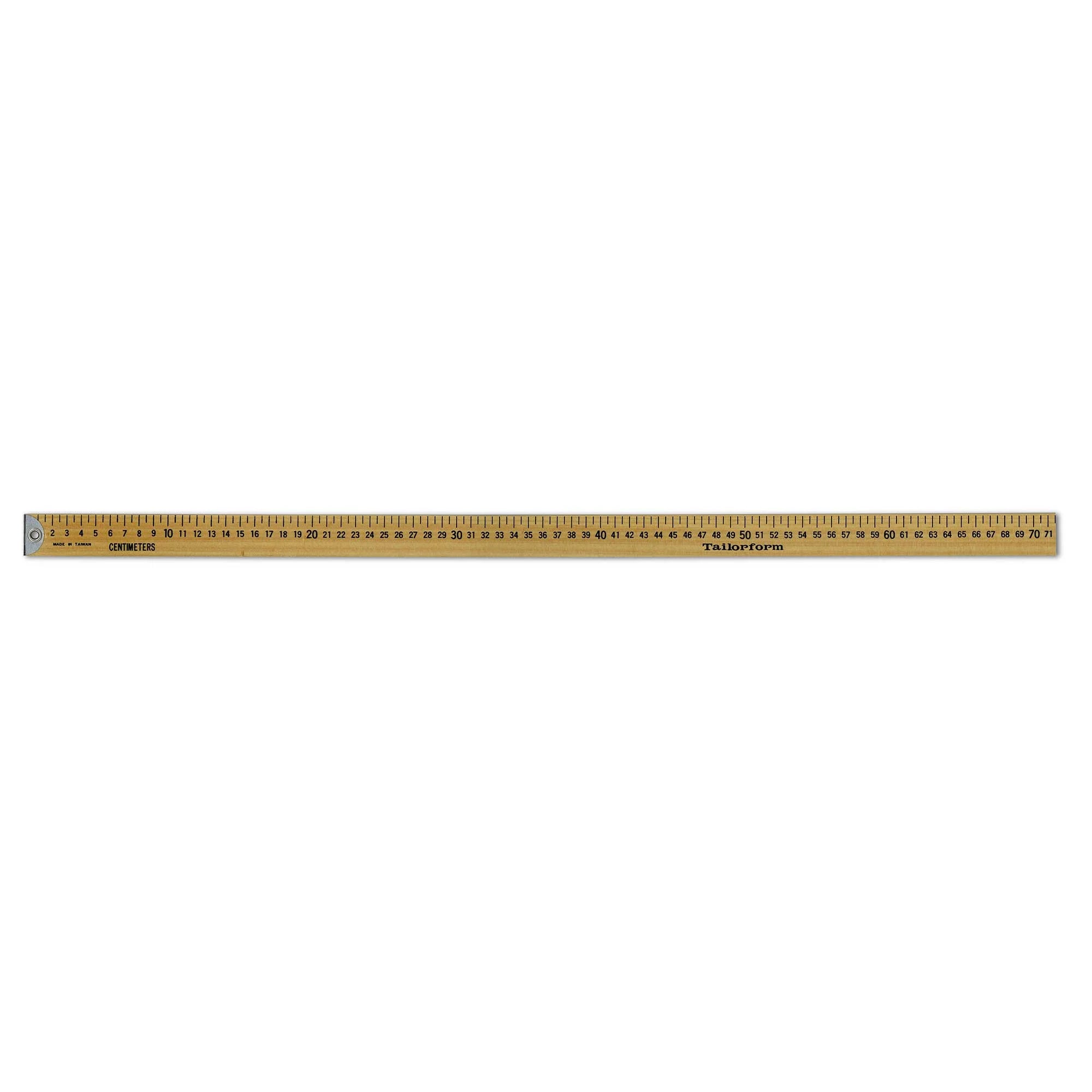 Birch Ruler Wooden Tailorform 1mt