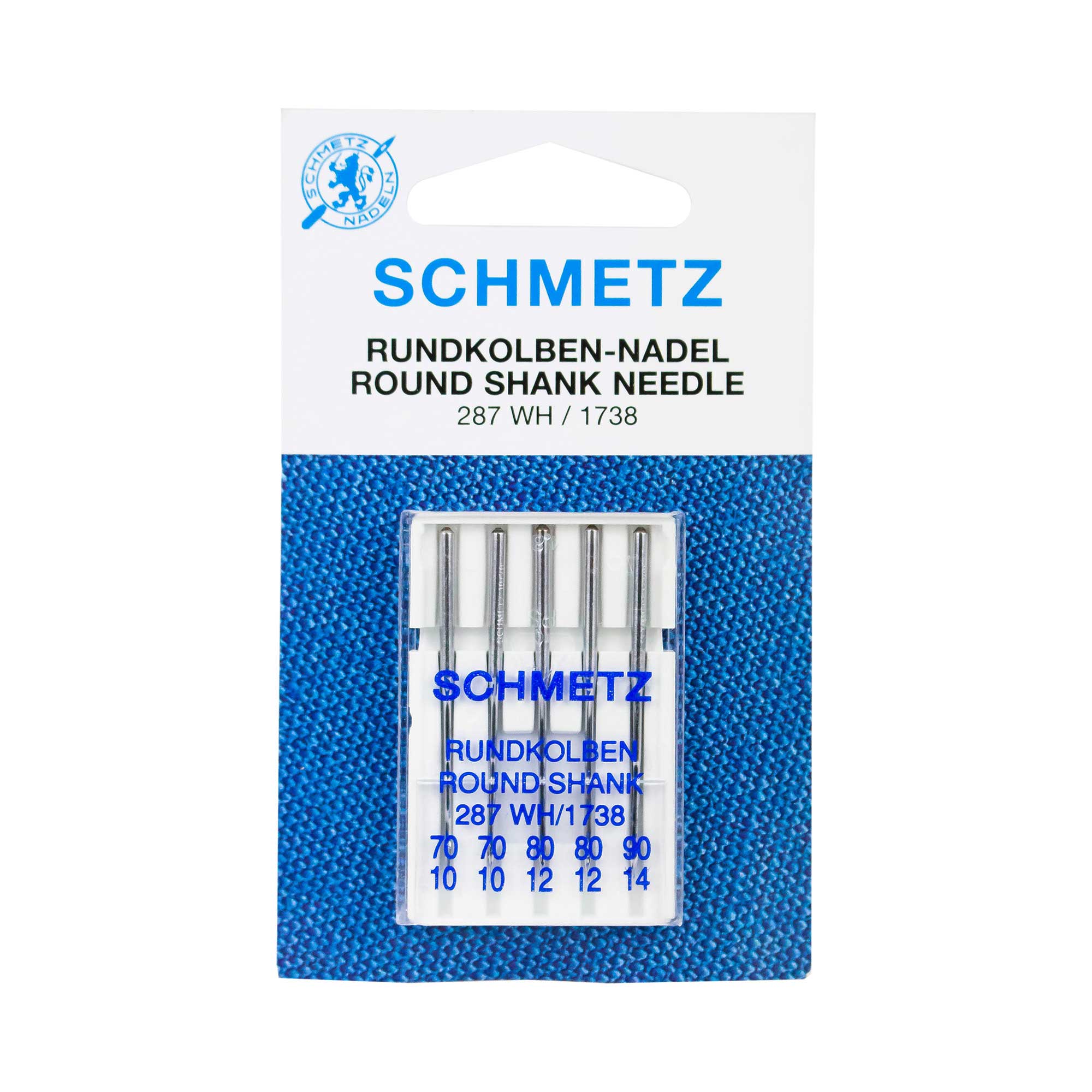 Schmetz Round Shank 287WH 70/90