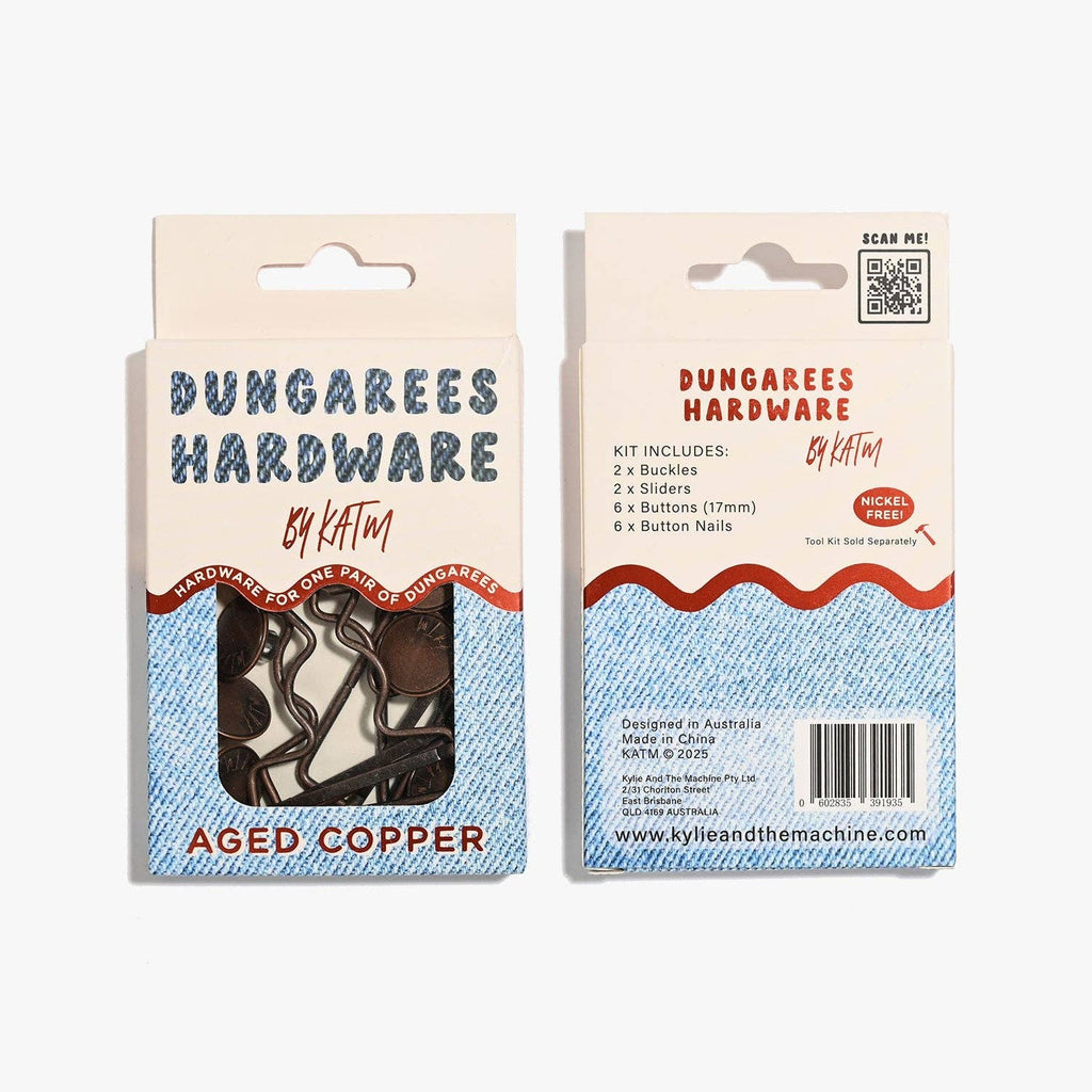 Dungarees Hardware Kit | Aged Copper