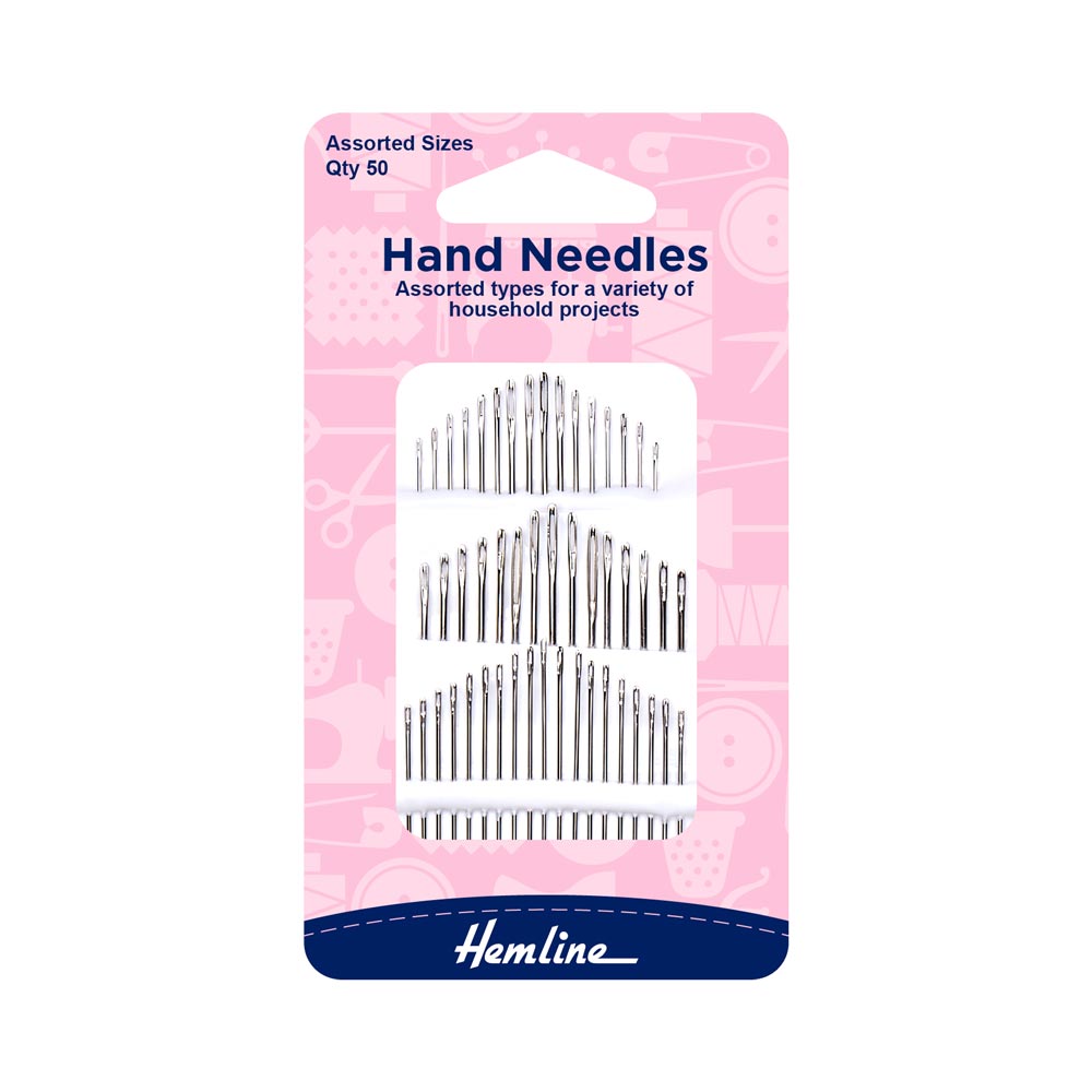 Hemline Hand Needle Household 50pc