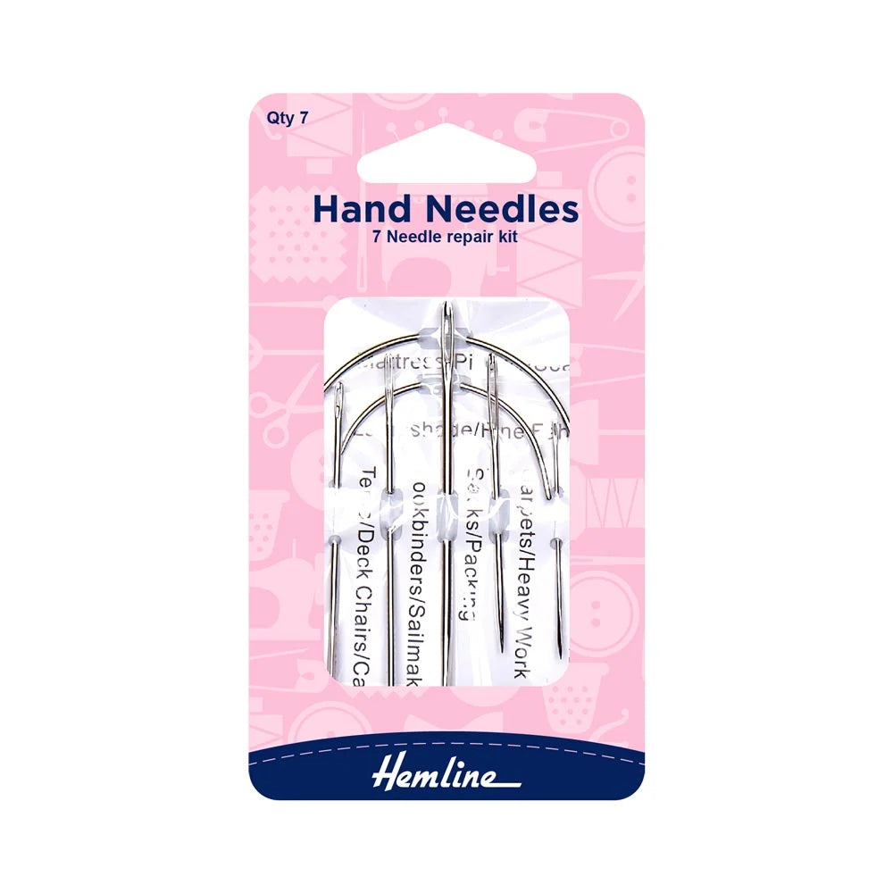 Hemline Hand Needle Repair Kit 7 Pack