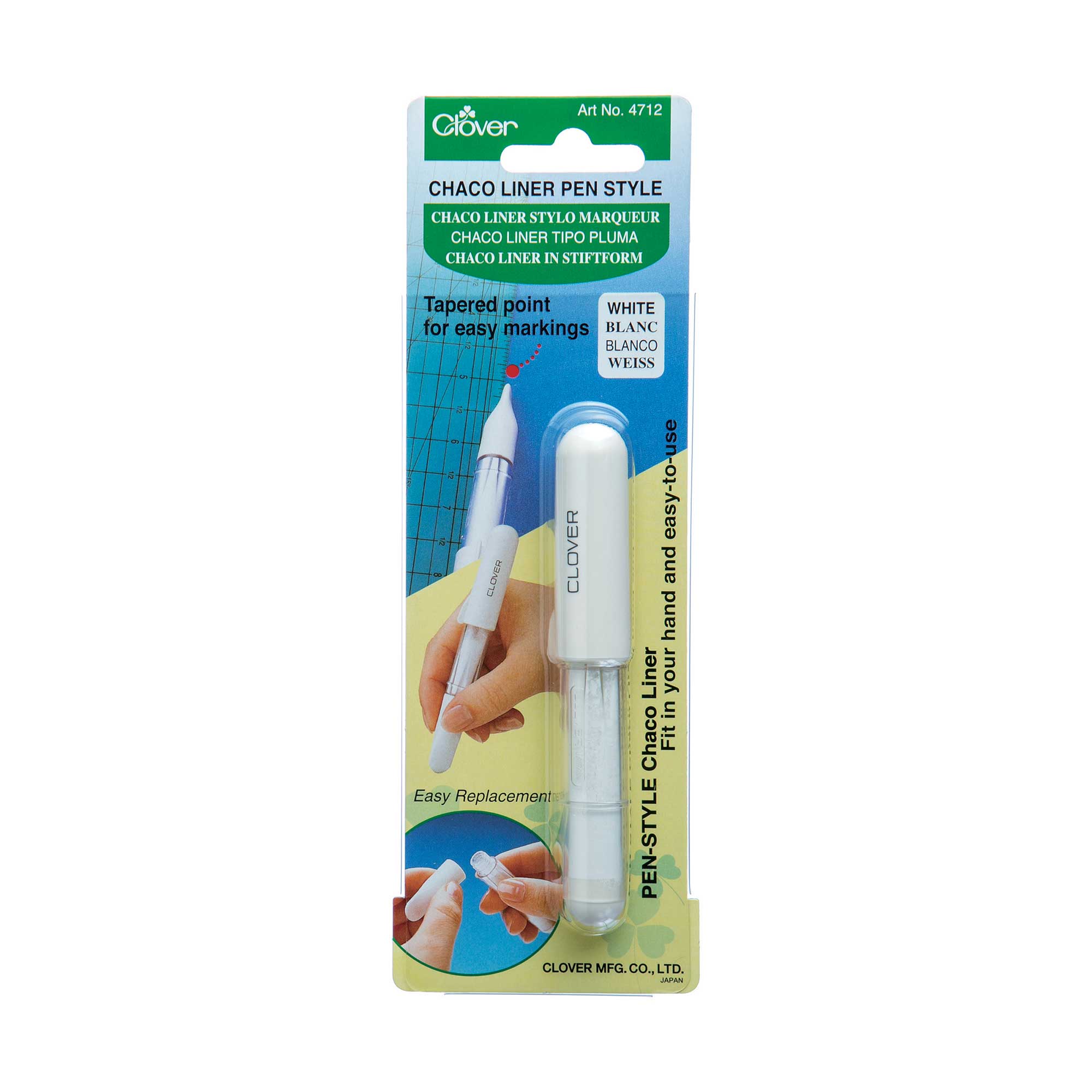 Clover Chaco Liner Pen White