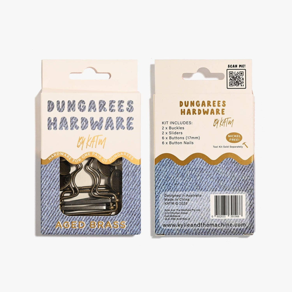 Dungarees Hardware Kit | Aged Brass