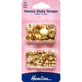 Hemline Snap Heavy Duty 15mm Gold