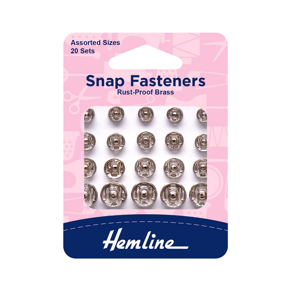 Hemline Snap Fast Nickel Assorted