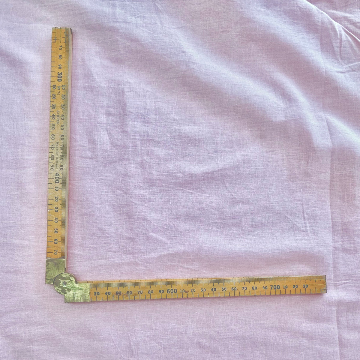 Pink Linen Cotton Blend
