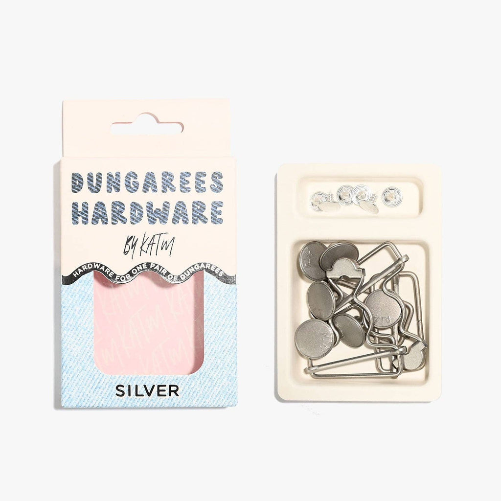 Dungarees Hardware Kit | Silver