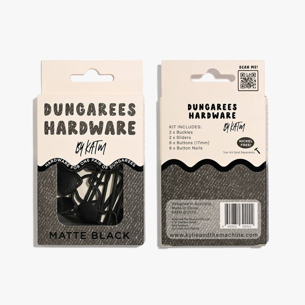 Dungarees Hardware Kit | Matte Black