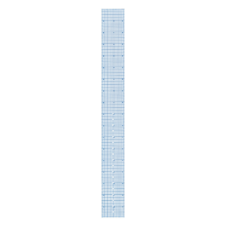 Sew Easy Ruler - Circle and Scallop 18in x 2in