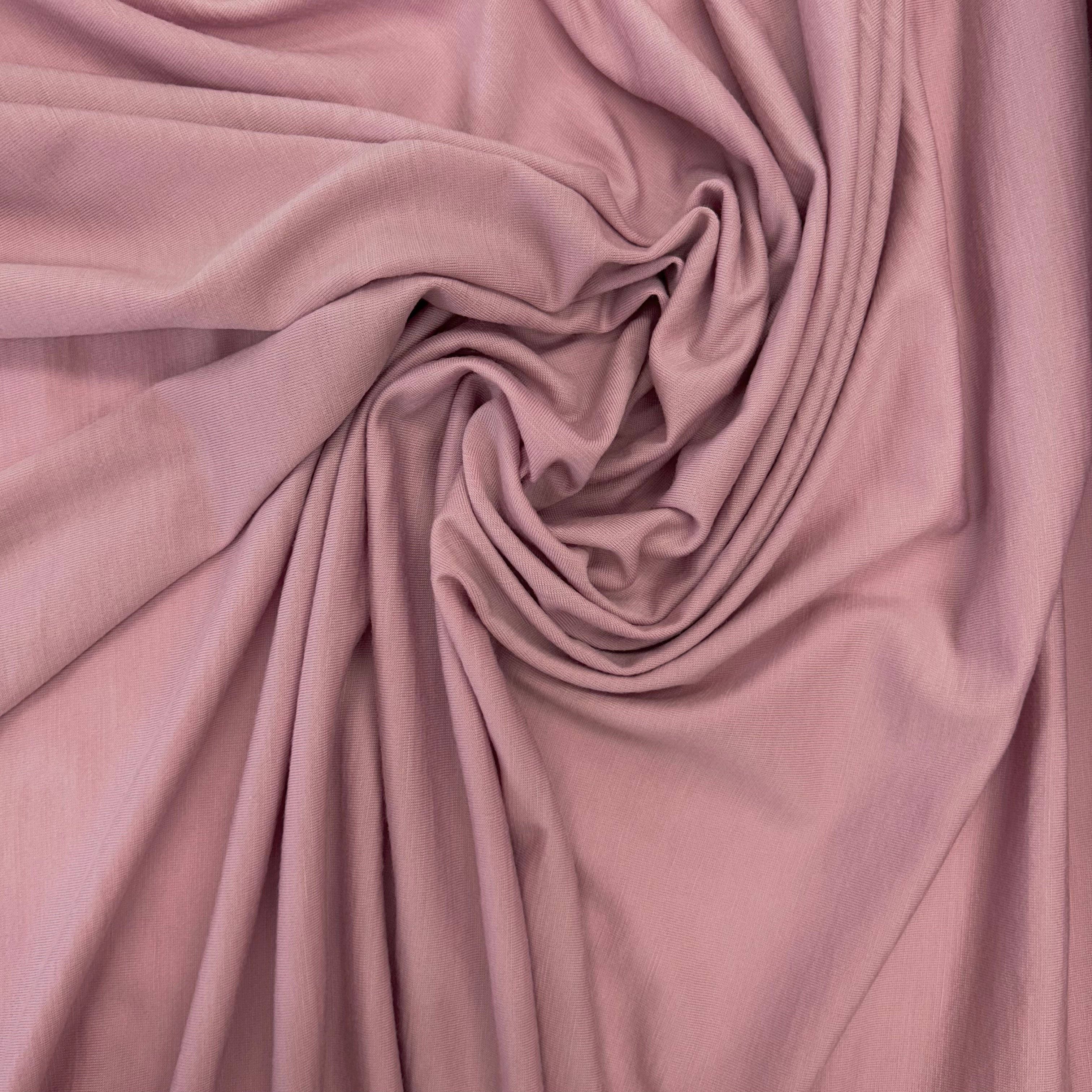 Merino Jersey Granite Pink