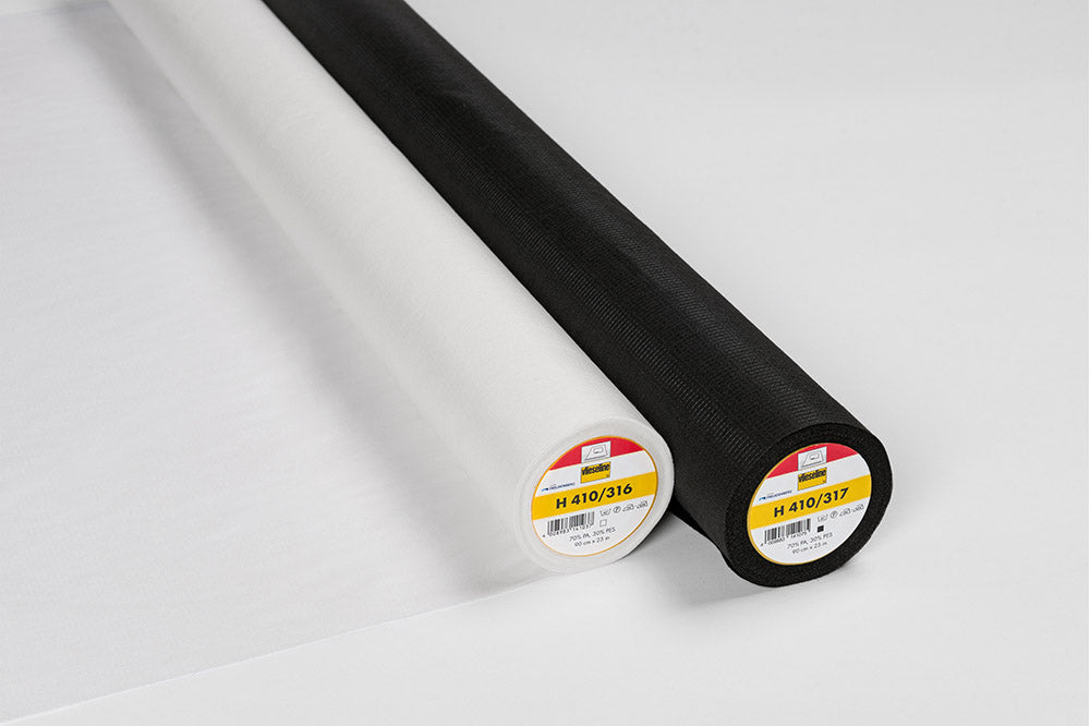 H410 Fusible Interlining Charcoal