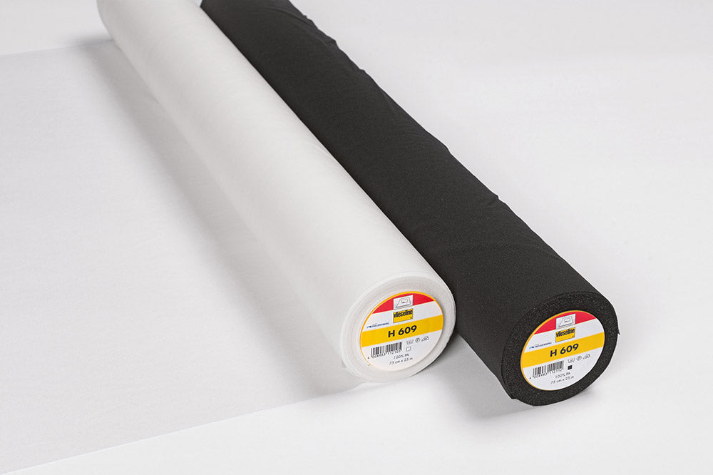 H609 Black Bi-Elastic Fusible Interlining
