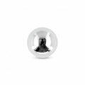 Silver Dome Shank button size 24
