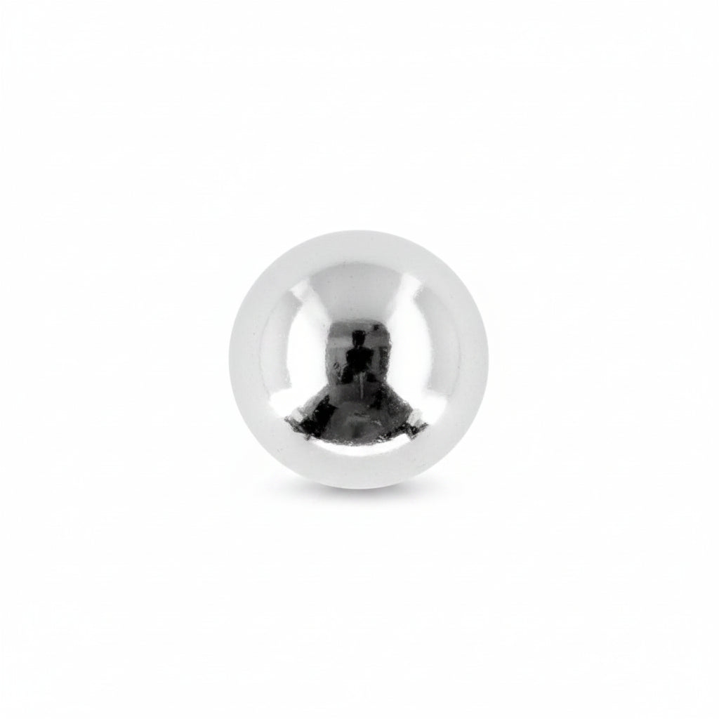 Silver Dome Shank button size 24