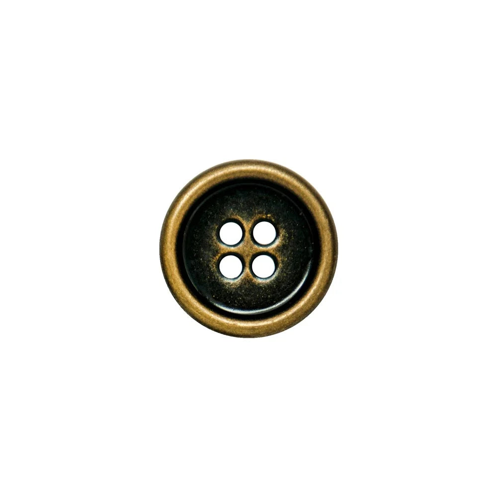 Hemline Metal Suit Buttons Bronze 25mm