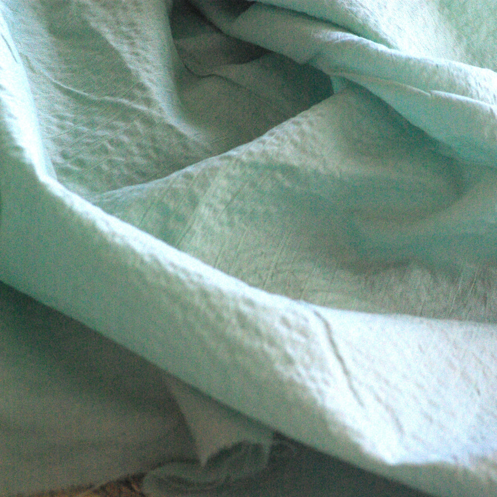 Cotton Lawn Seersucker, Mint Green