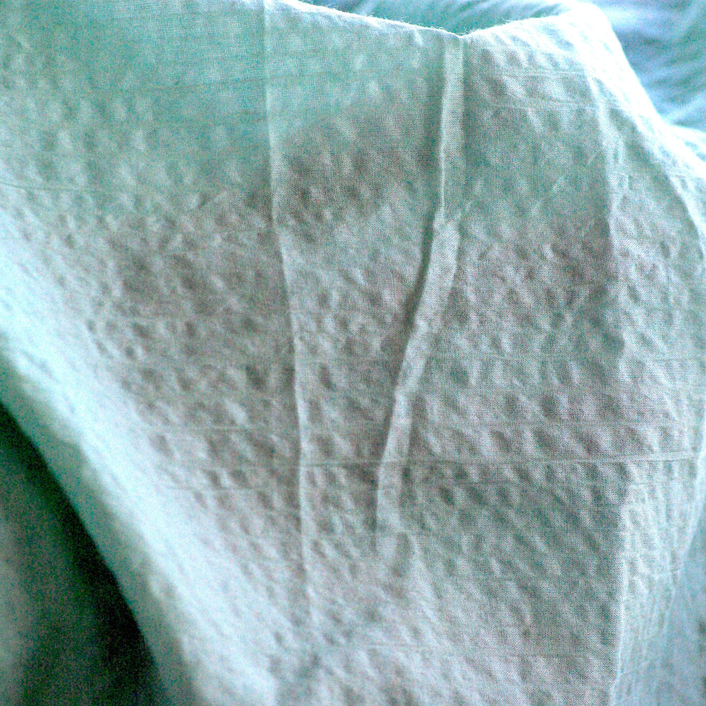 Cotton Lawn Seersucker, Mint Green