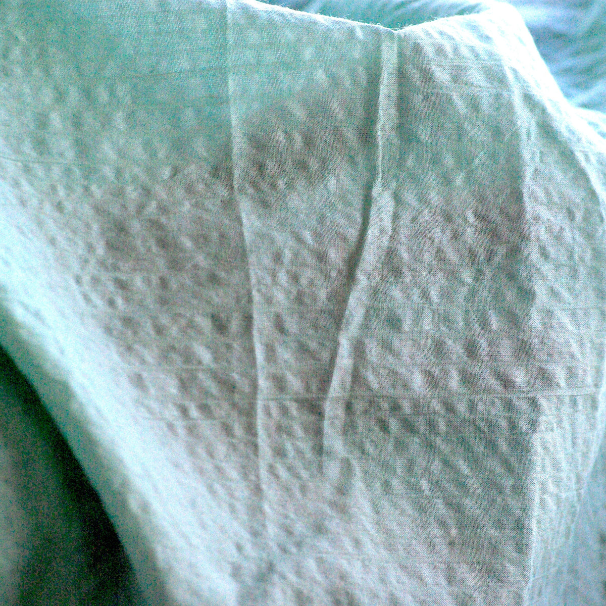 Cotton Lawn Seersucker, Mint Green