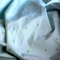 Cotton Poplin, Pastel Blue Floral