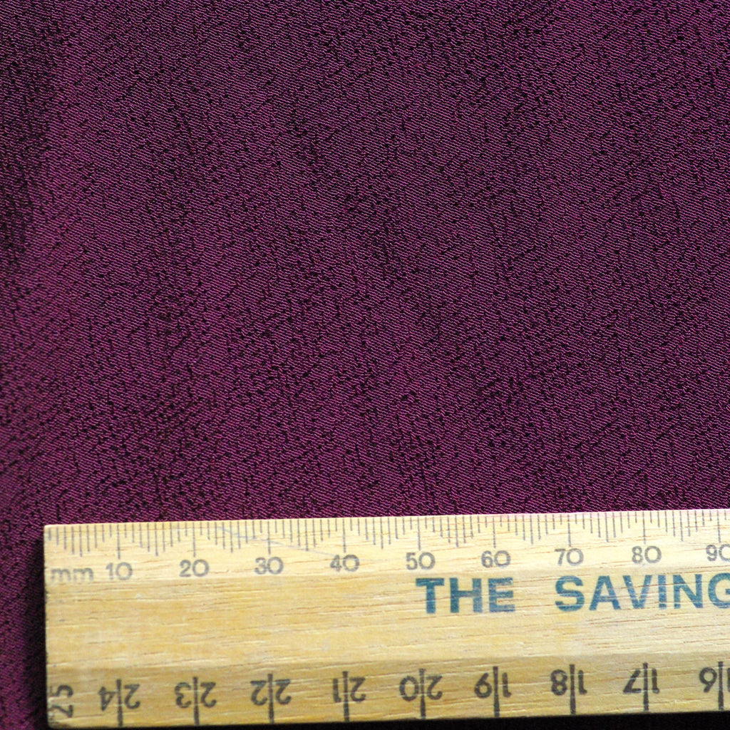 Washed Rayon Crepe, Burgundy