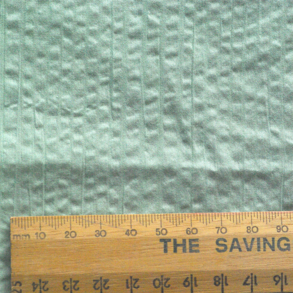 Cotton Lawn Seersucker, Mint Green