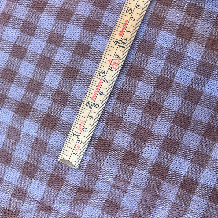 Dustfield Cotton Linen Lilac/Cocoa