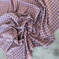 Dustfield Cotton Linen Lilac/Cocoa