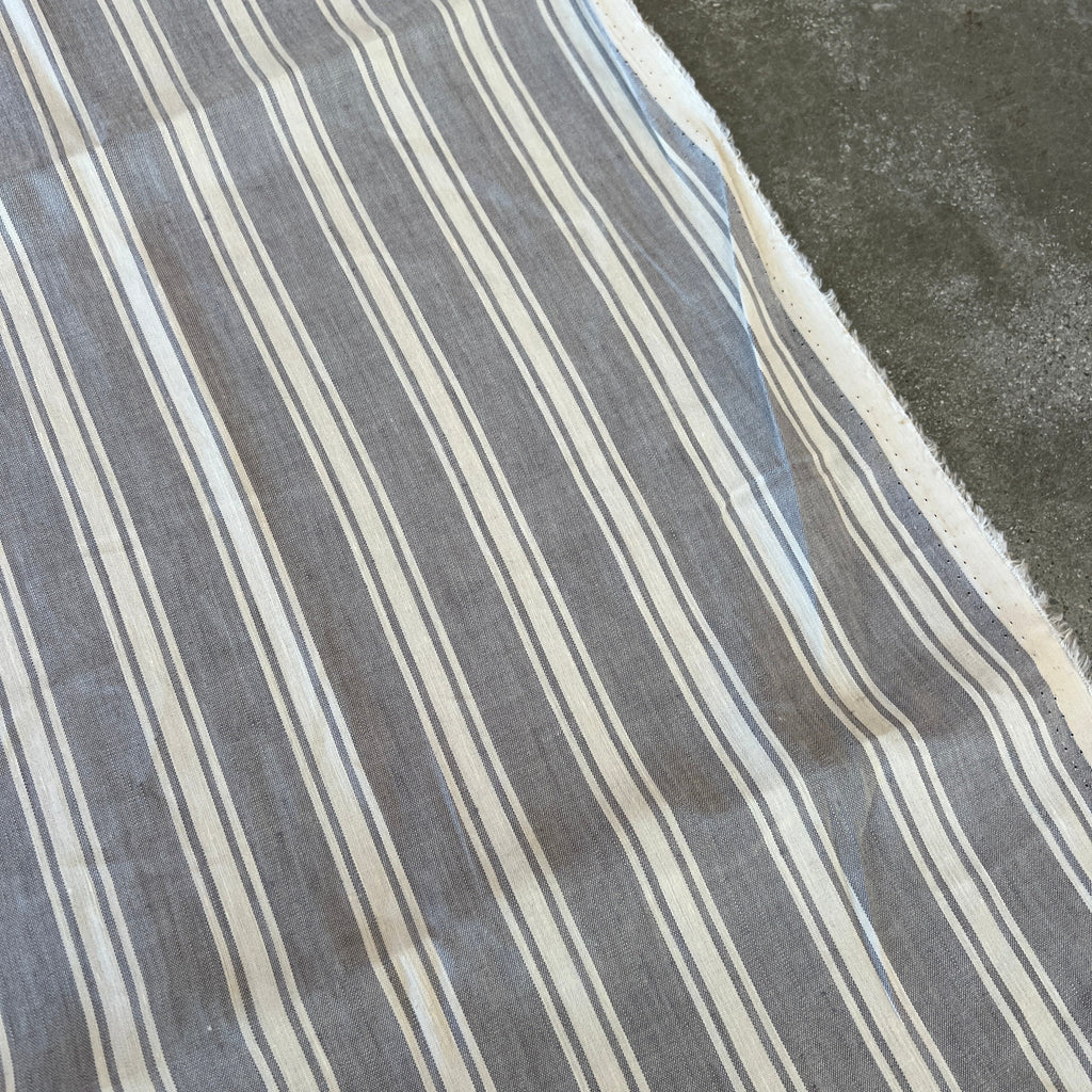 Riviera Blue-grey/white awning stripe
