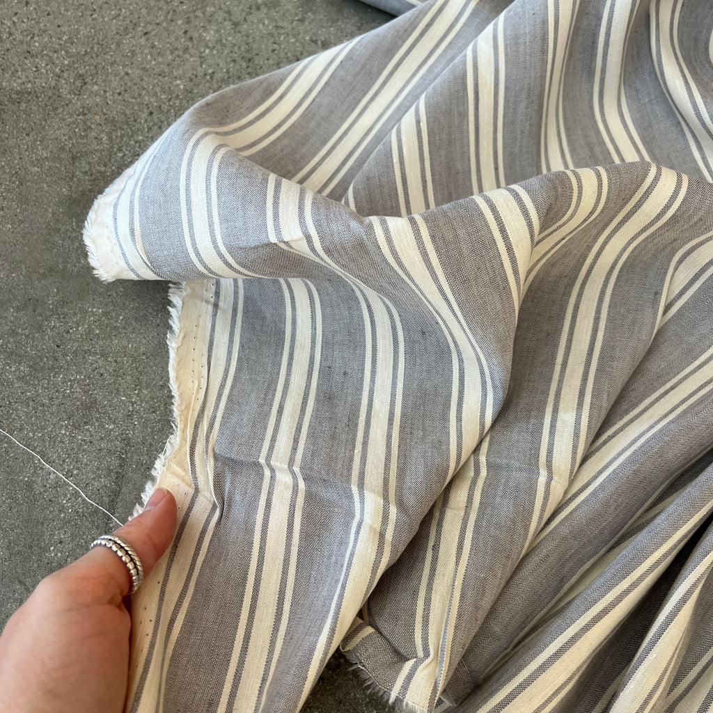 Riviera Blue-grey/white awning stripe