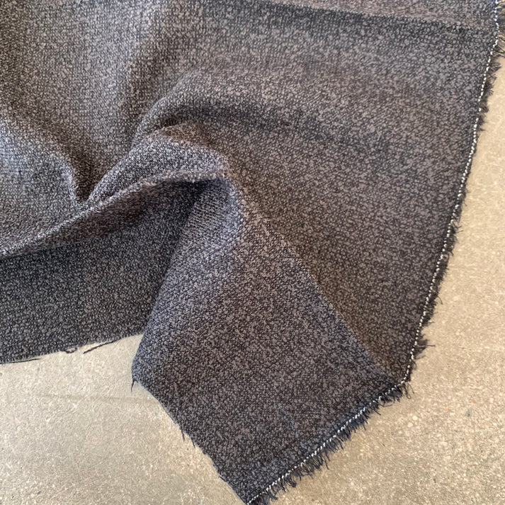 Jacob Wool Nylon Suiting Charcoal