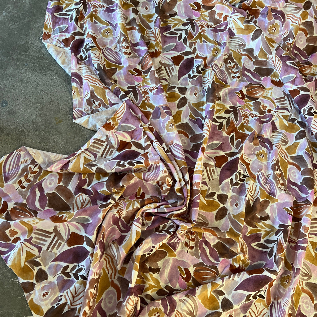 Posy White/pink floral