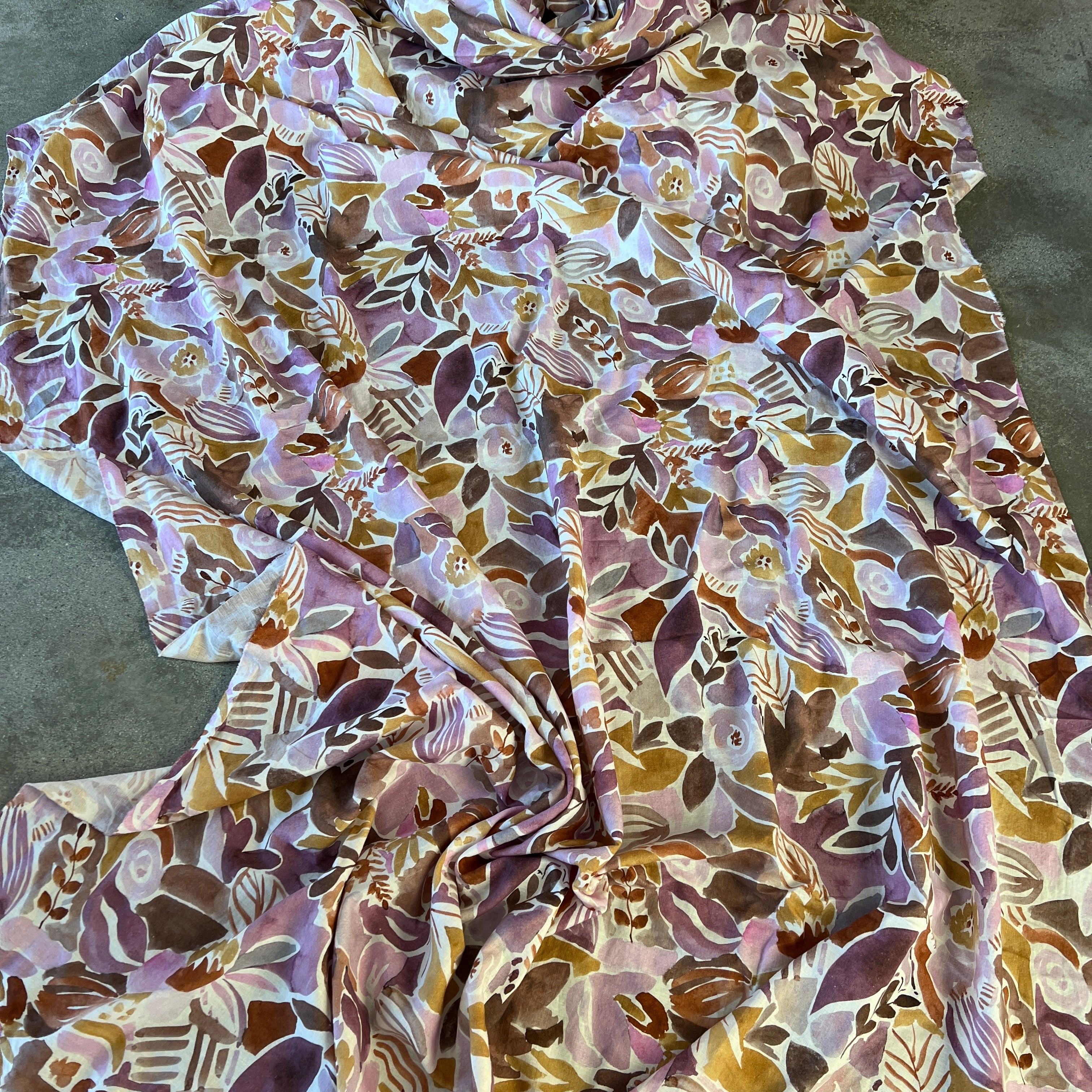 Posy White/pink floral