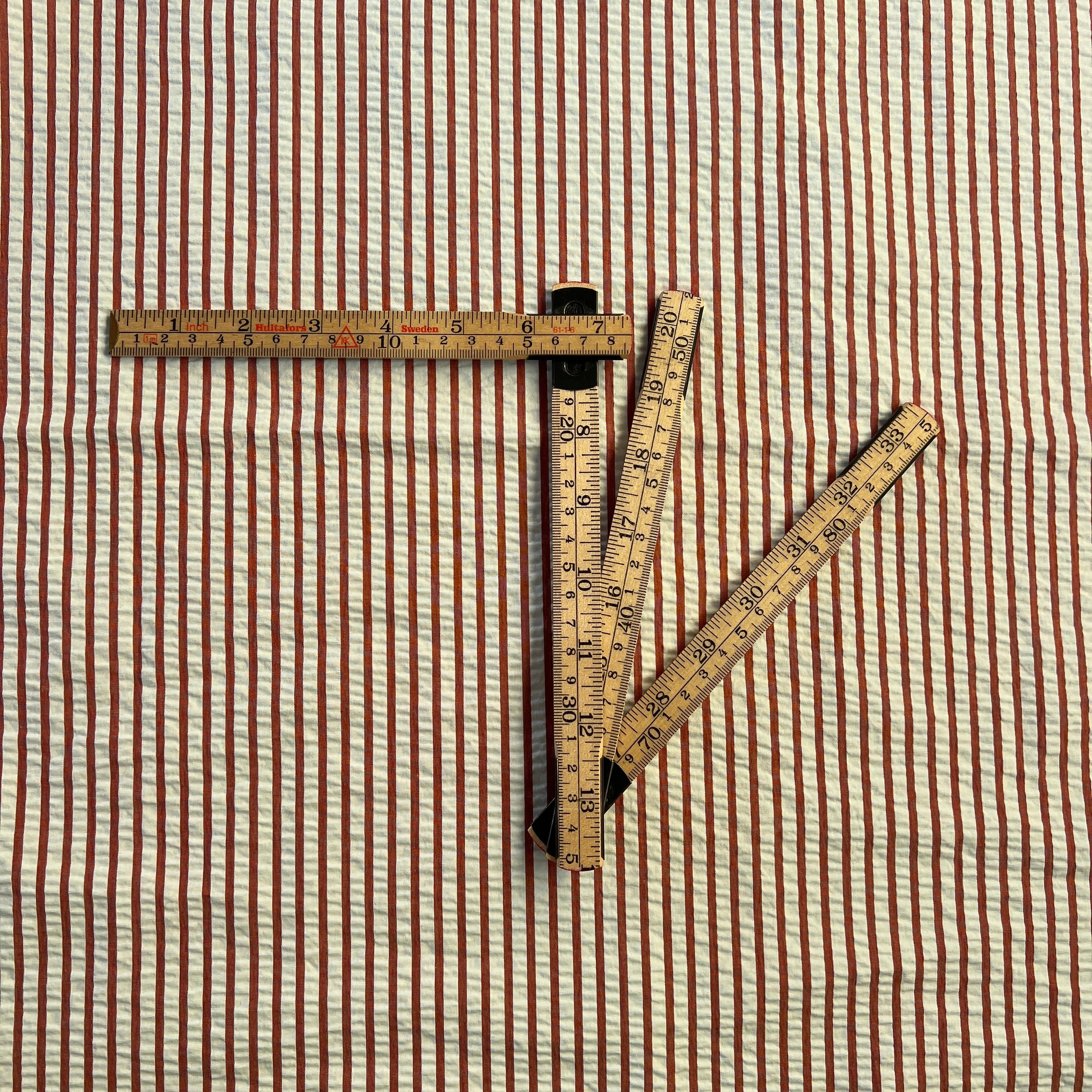 Seersucker Scarlet