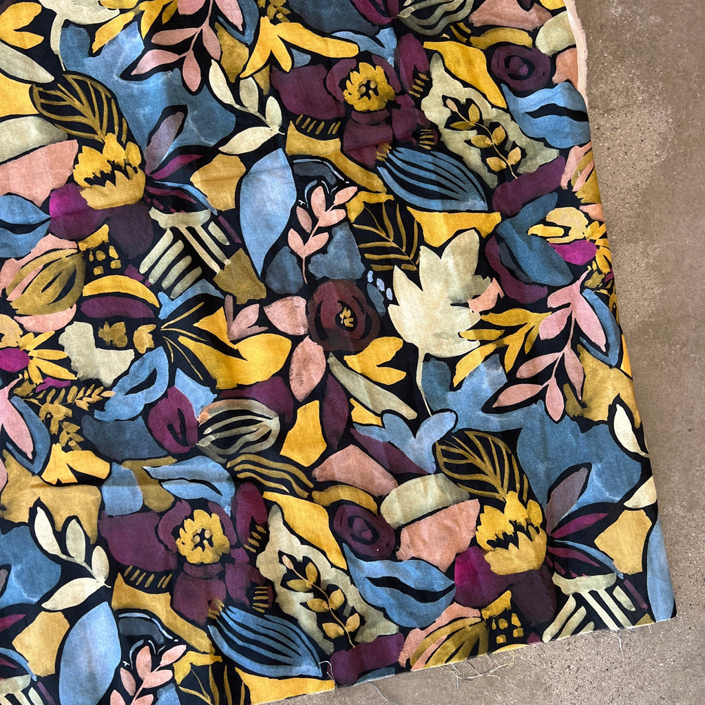 Posy Black/modern floral