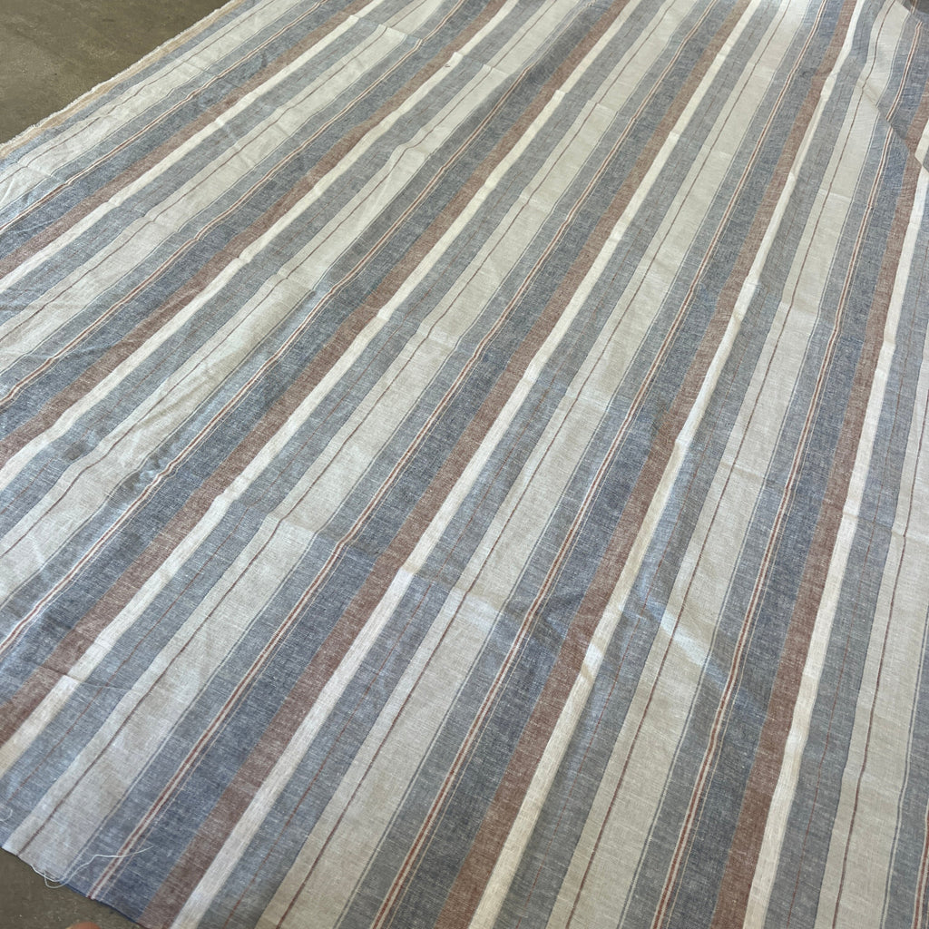 Dune Blue/brown/cream heritage stripe