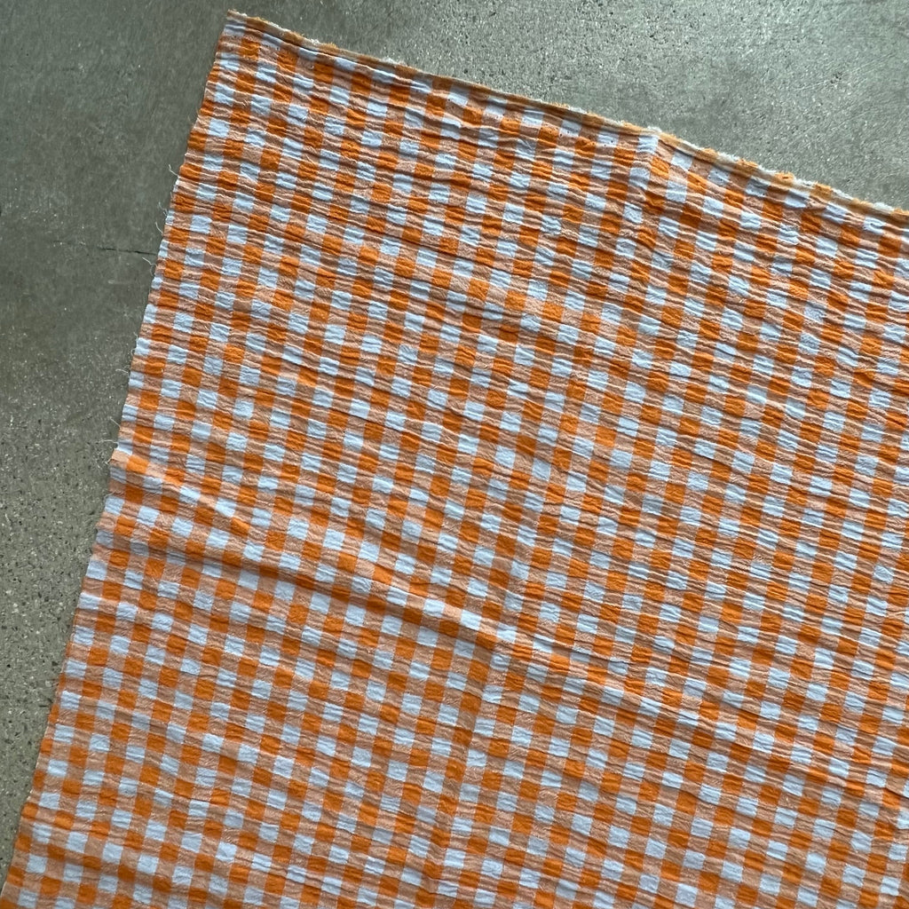 Mini Orange/Green plaid