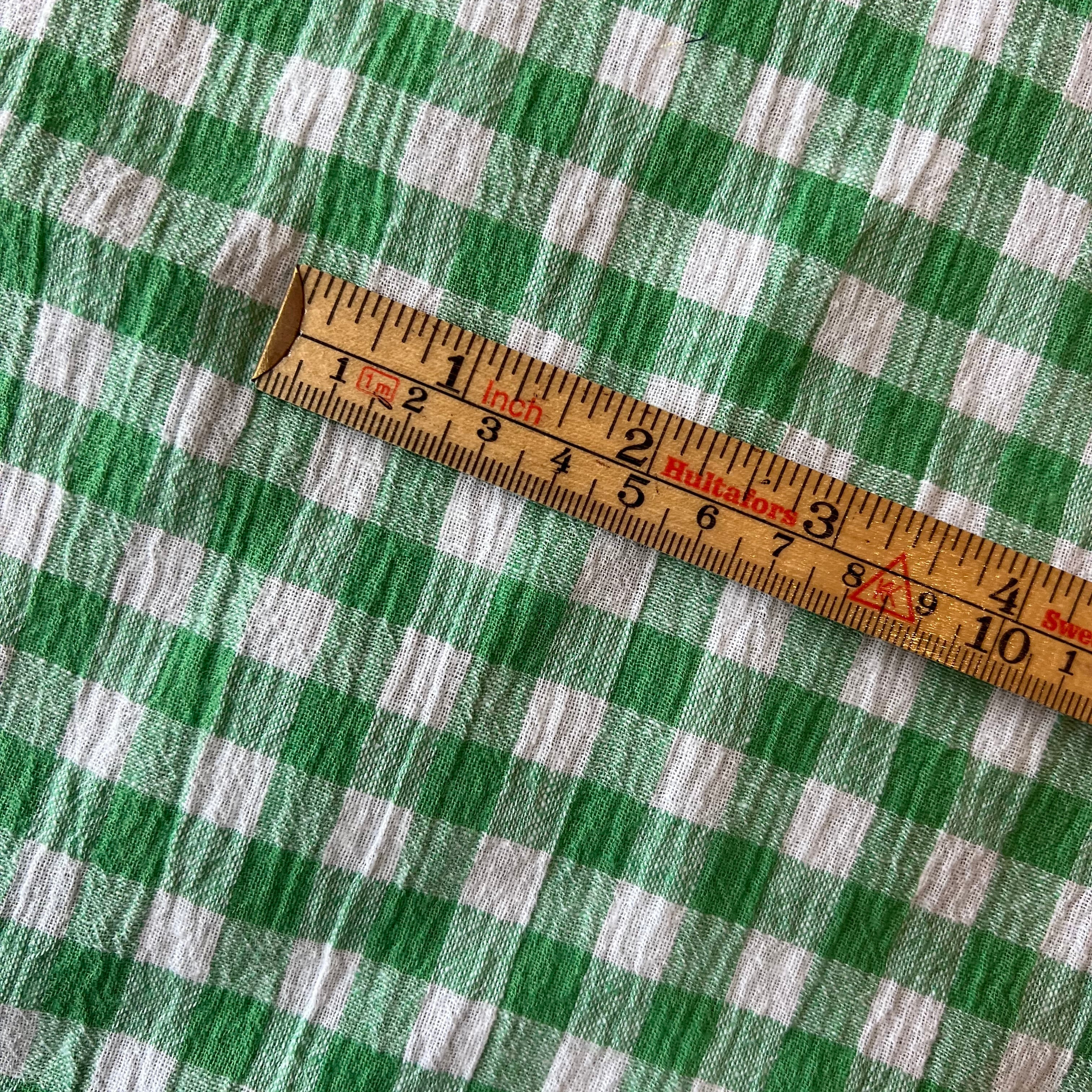 Mini Green plaid