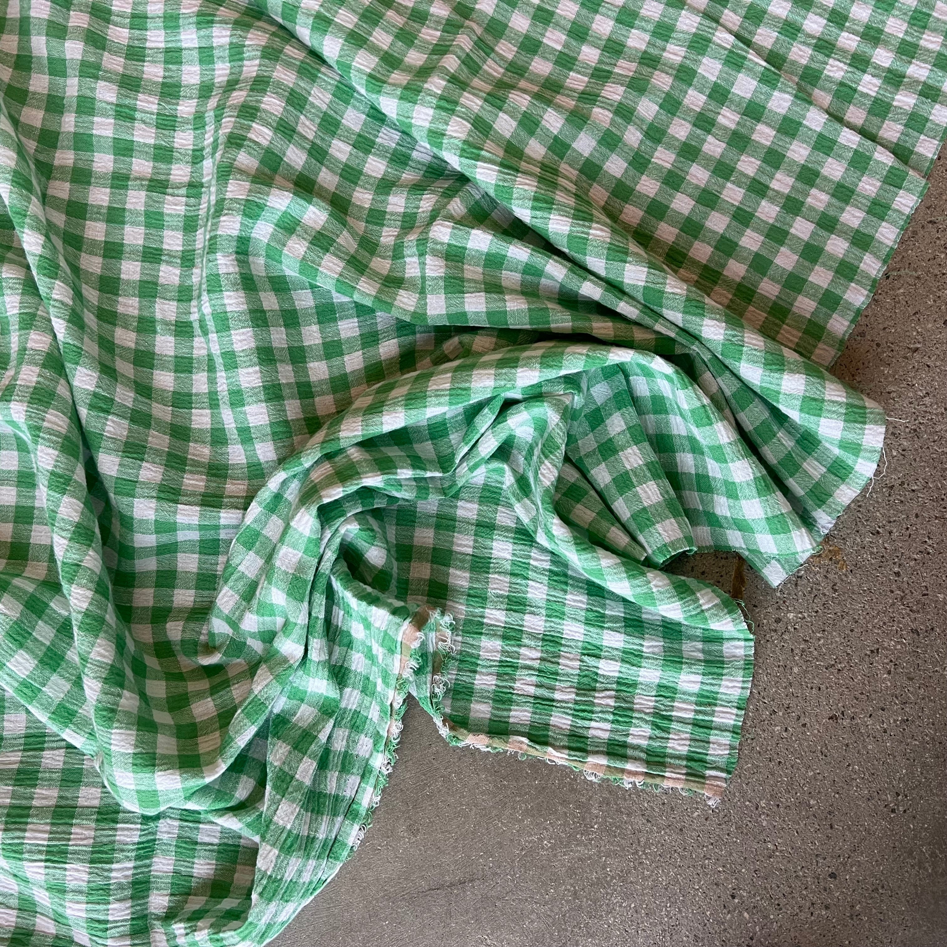 Mini Green plaid