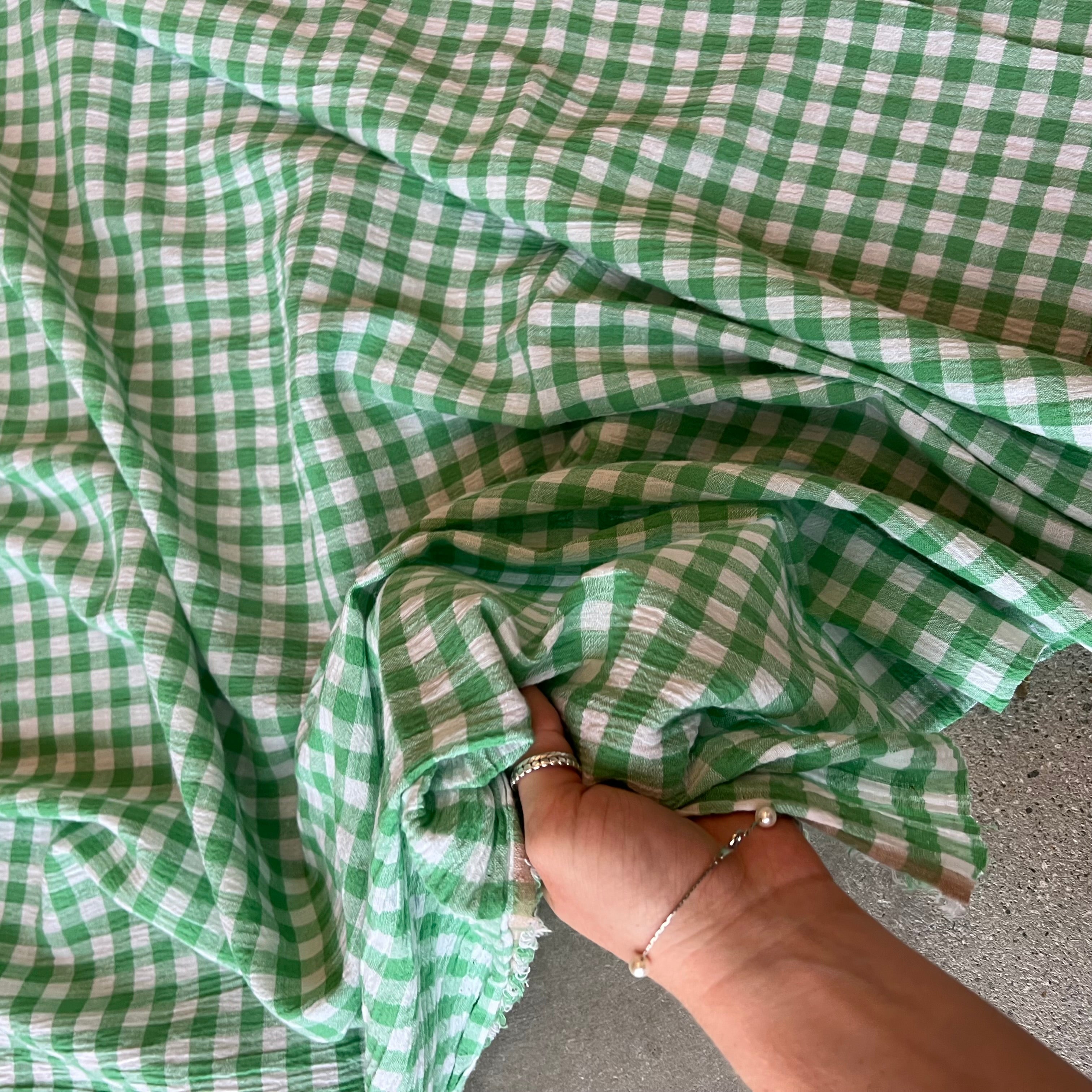 Mini Green plaid