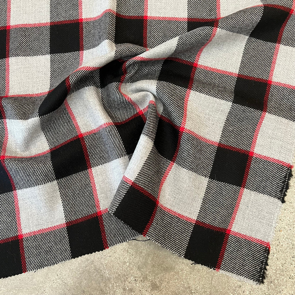 Malcolm Grey/black/red plaid