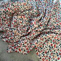 Round the Garden Path White/pink/red floral
