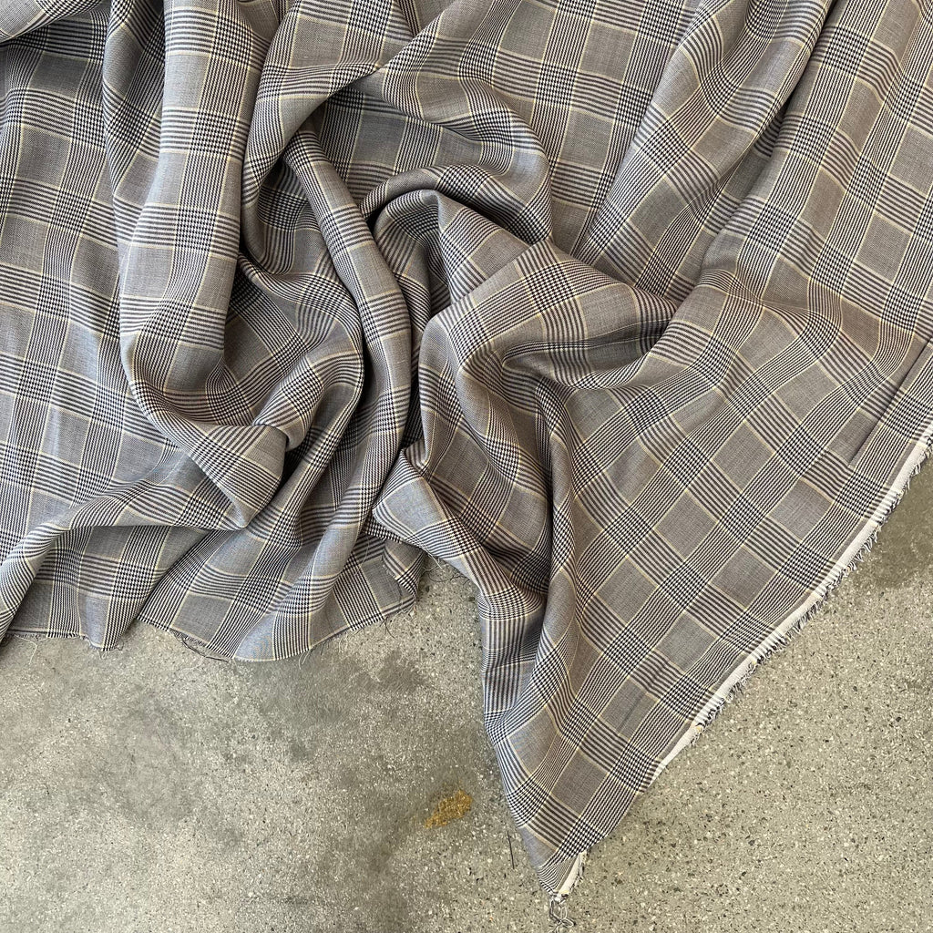 Street Grid Grey/white Glen plaid