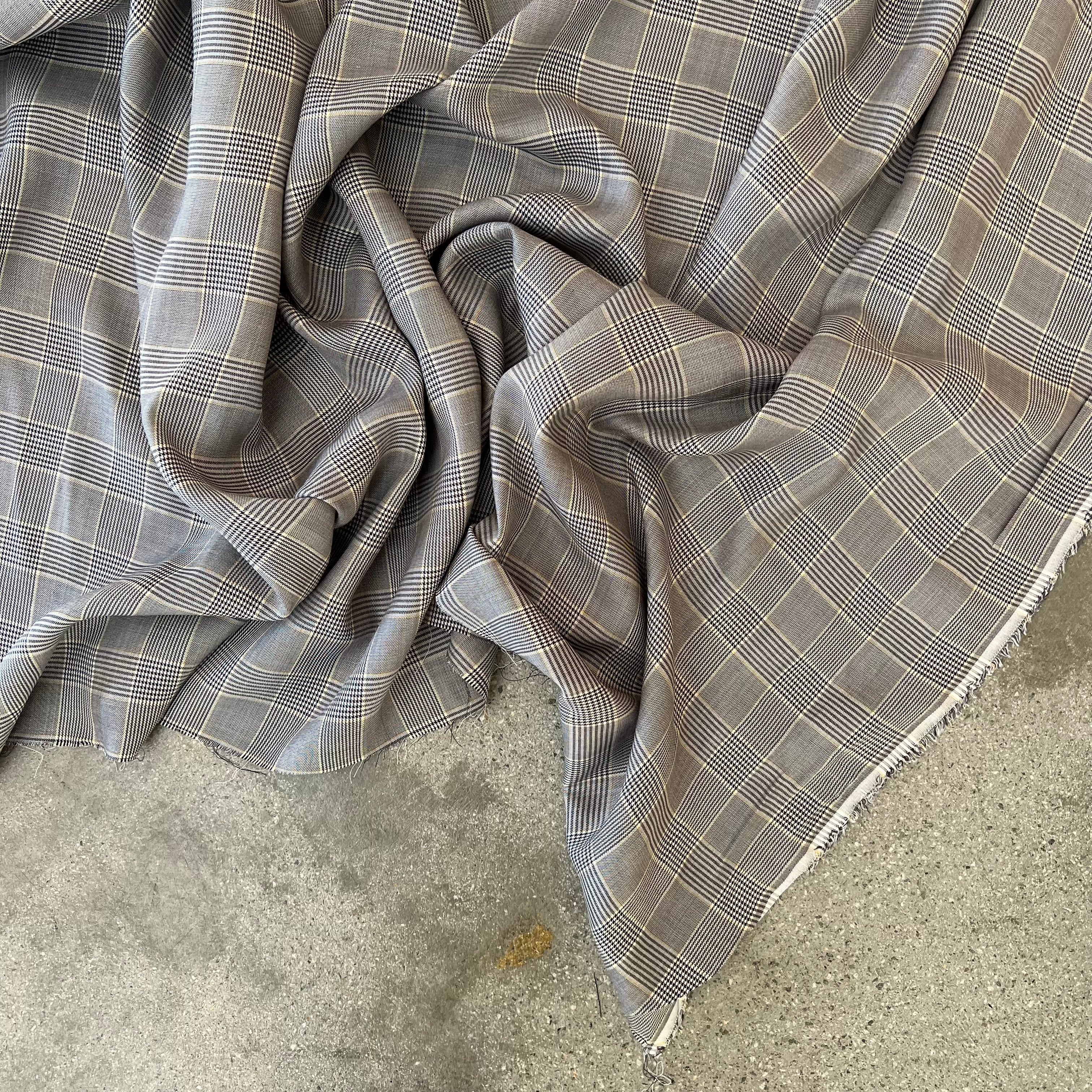 Street Grid Grey/white Glen plaid