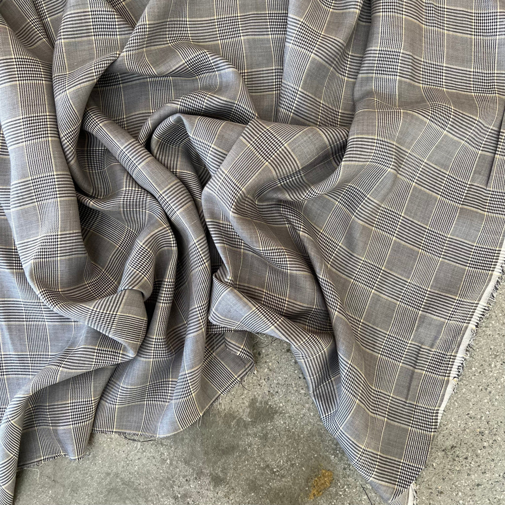 Street Grid Grey/white Glen plaid