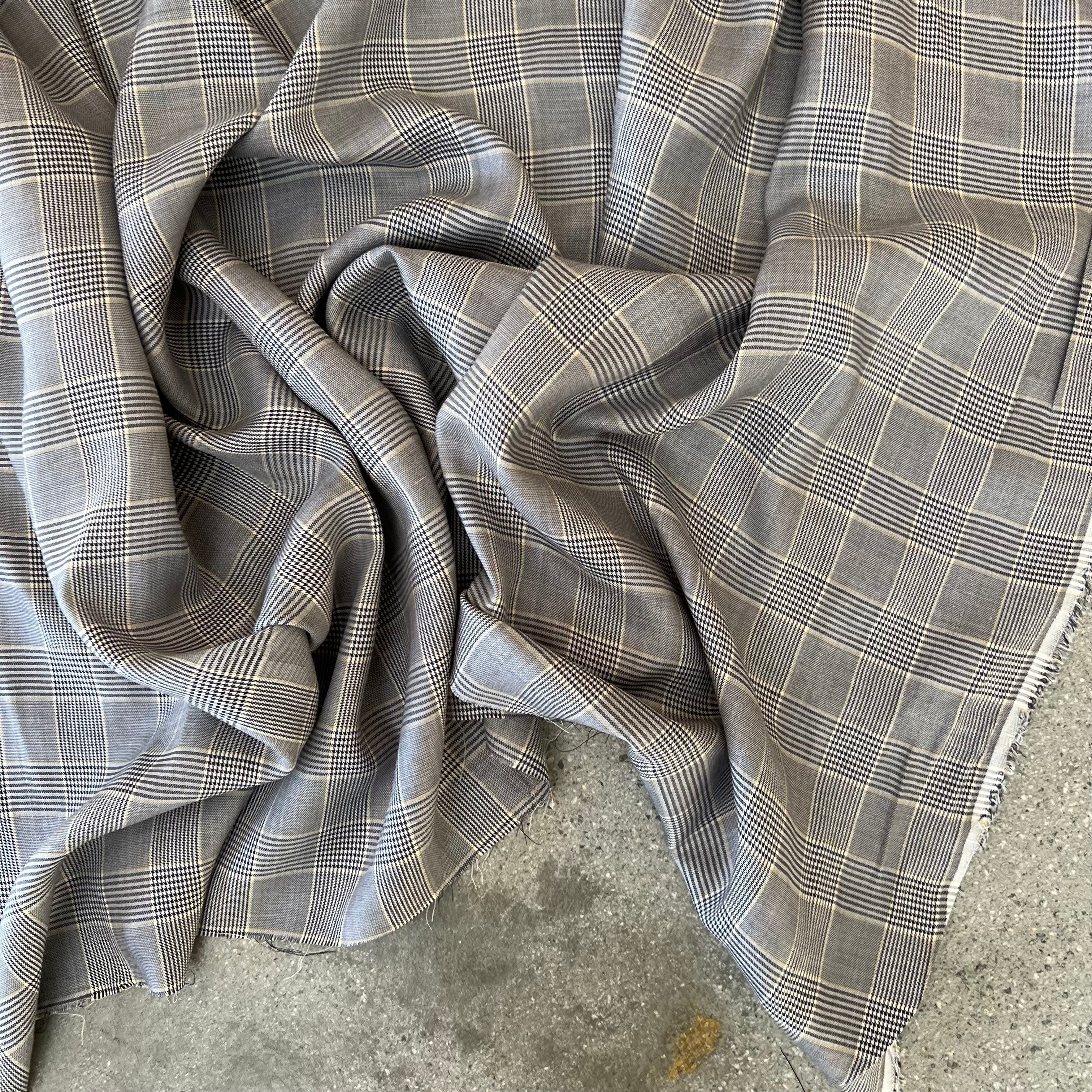 Street Grid Grey/white Glen plaid