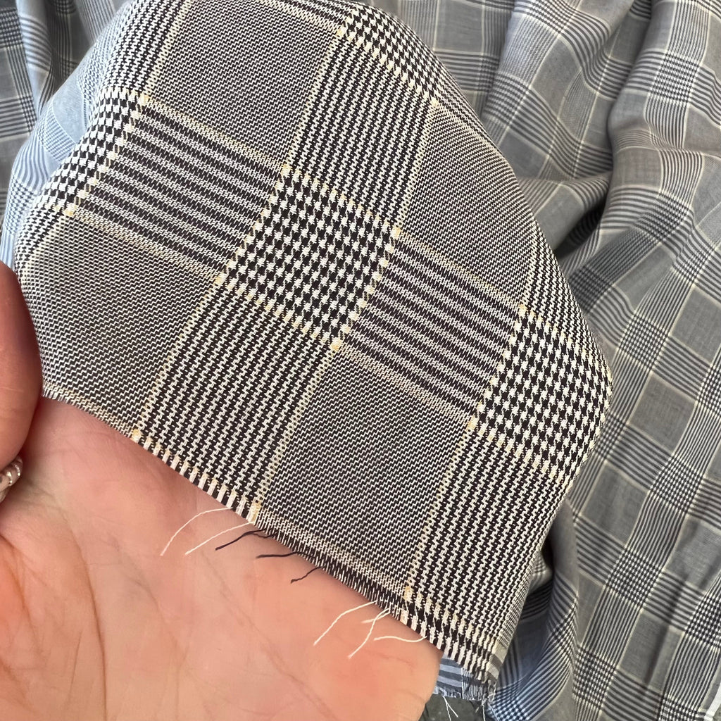 Street Grid Grey/white Glen plaid