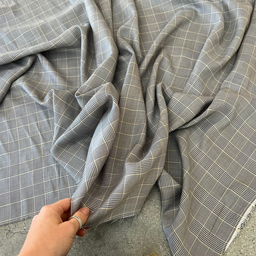 Street Grid Grey/white Glen plaid