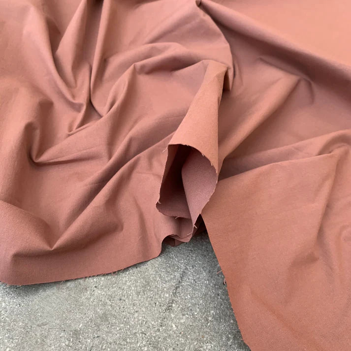 Coobah stretch cotton Raisin