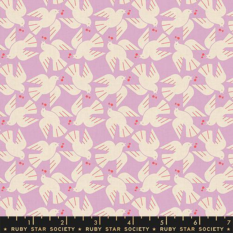 Flock Yeah Lofi Cotton Linen  Wisteria RS1131 23CL