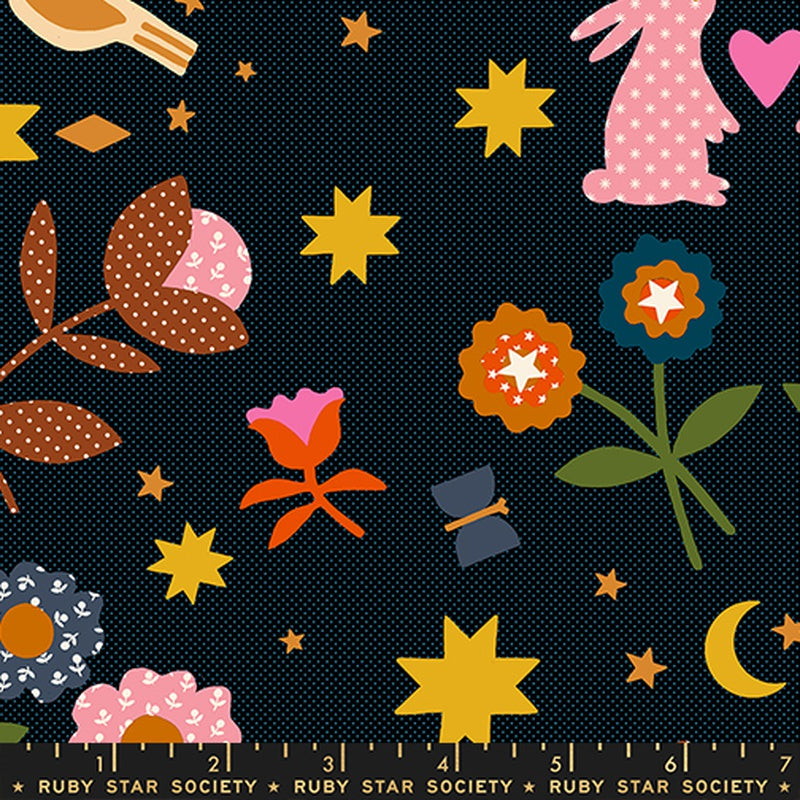 Mystic Fable Cotton Soft Black RS4144 16 Ruby Star#1